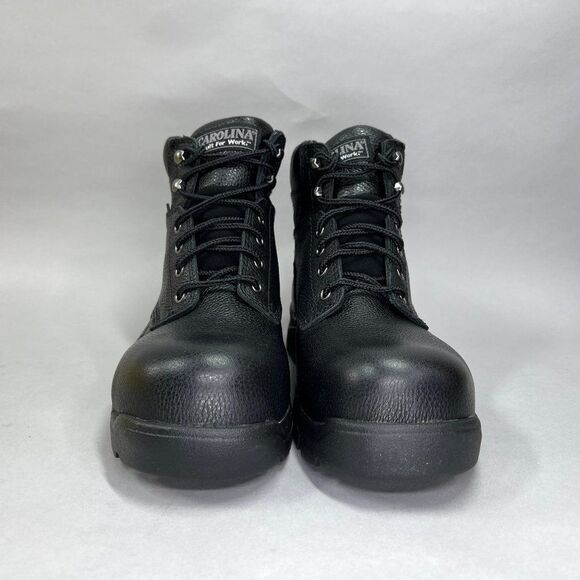 Carolina Circuit 6” Boots Men's 9 Black Leather Composite Toe Waterproof Work - Picture 3 of 13